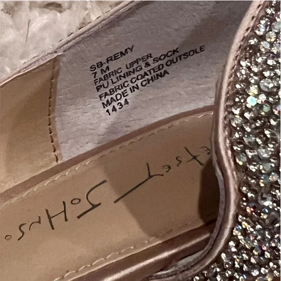 🆕 Betsey Johnson Remy Ballet Flat Rhinestones Slip on Pointed Toe Shoes Size 7 - Picture 7 of 16